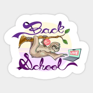 Back to School 2020 | Sloth Sticker